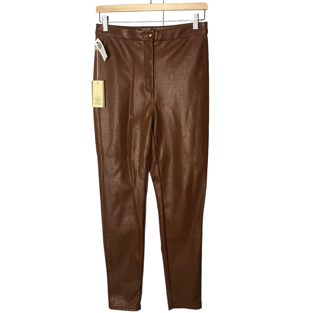 Aritzia Wilfred Free vegan leather pants